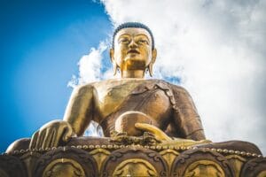 Größte Buddha Statue in Bhutan mit 52,50m