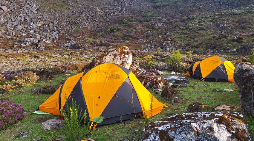 Zeltrekking in Bhutan
