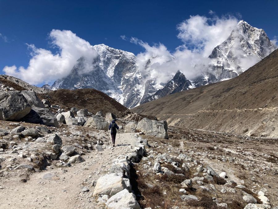 Auf dem Weg zum Everest Base Camp