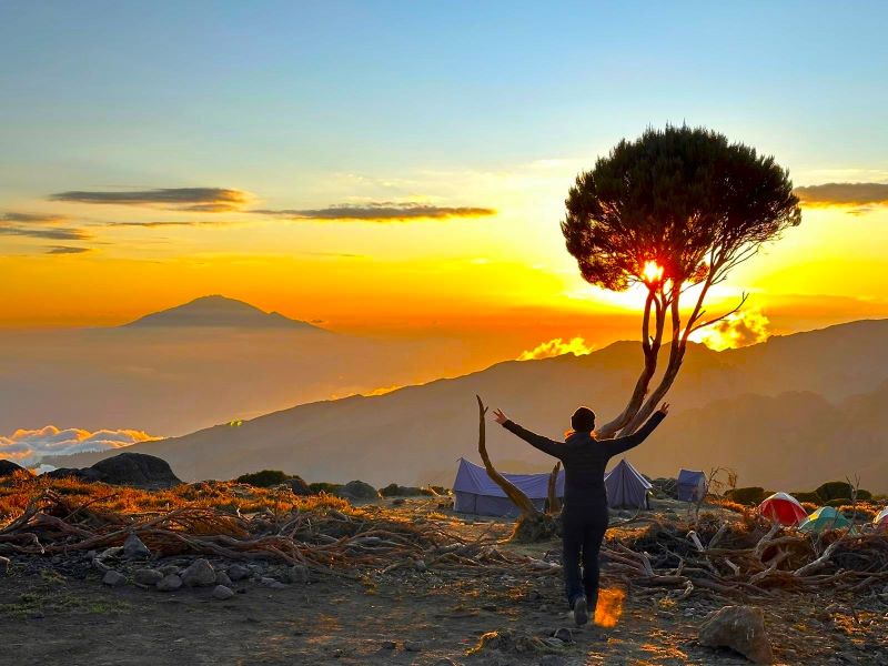 Kilimandscharo Besteigung, zum Uhuru Peak